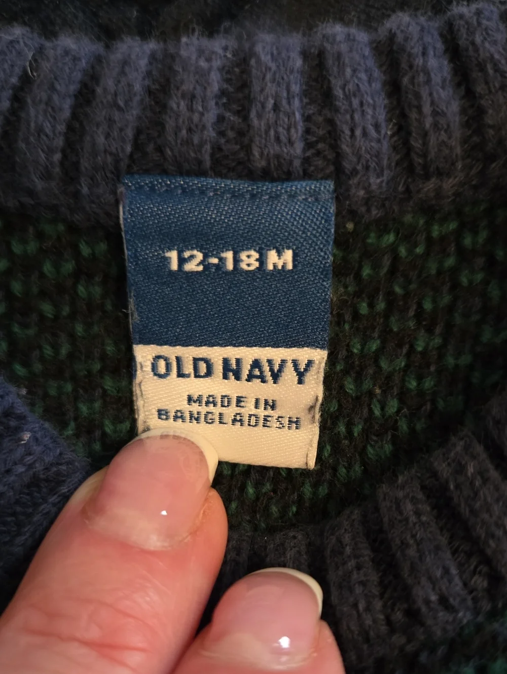Old Navy 2 Piece Vintage Inspired Plaid Sweater Set